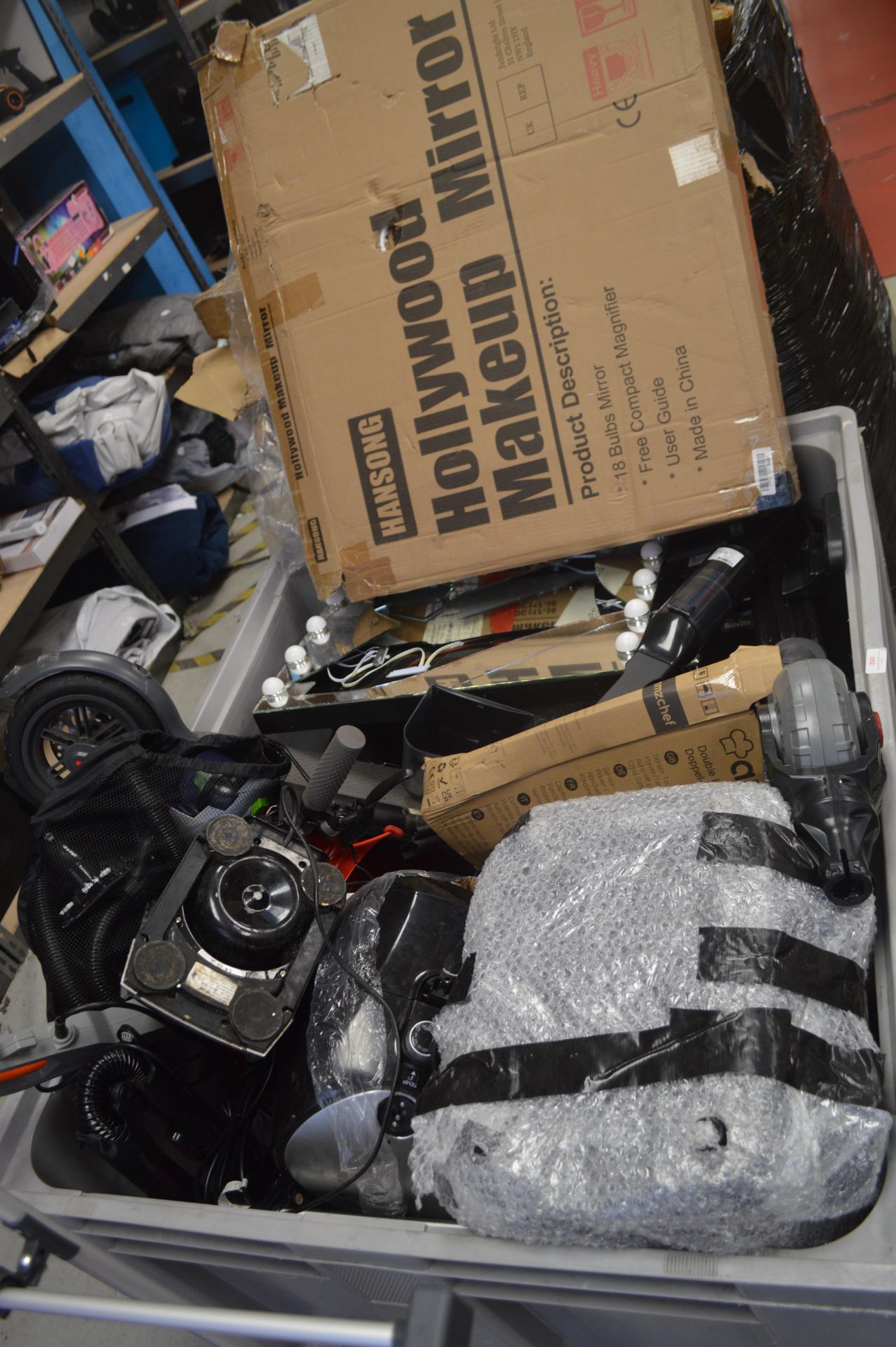 *Contents of Pallet Box to Include Bathroom Mirrors, Vacuums, Air Fryers, Electric Scooters etc. ( - Image 2 of 2