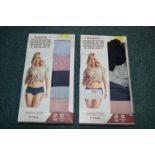 *2x 5pk of Green Treat lady's Briefs Size: S