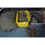 Ex Army Sleeping Bags, Jumpers, Clothing, etc.