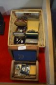 Vintage Costume Jewellery, Wooden Box Containing C