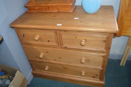 Solid Pine Two over Three Storage Chest