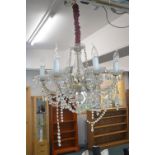 Glass Crystal Drop Chandelier