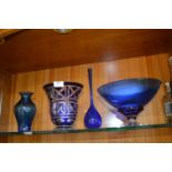 Cobalt Blue Vases etc.