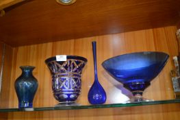 Cobalt Blue Vases etc.