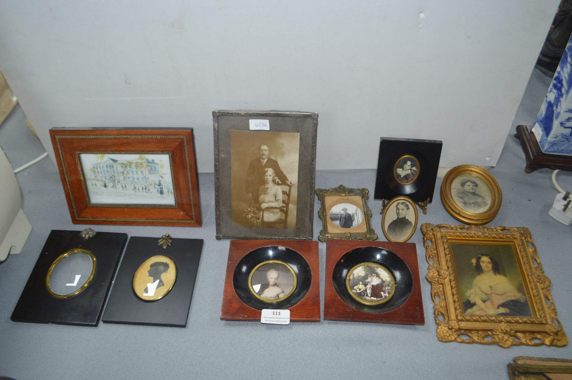 Vintage Photograph Frames and Miniatures