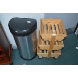 Vegetable Rack and a Curver Waste Bin