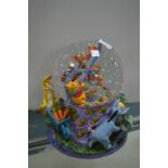 Winnie the Pooh Musical Snow Globe