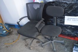 *Two Office Swivel Chairs