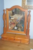 Solid Pine Dressing Table Mirror