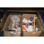 Boxes of Pottery and Glassware