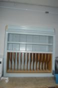 Painted Pine Plate Rack Shelf Unit