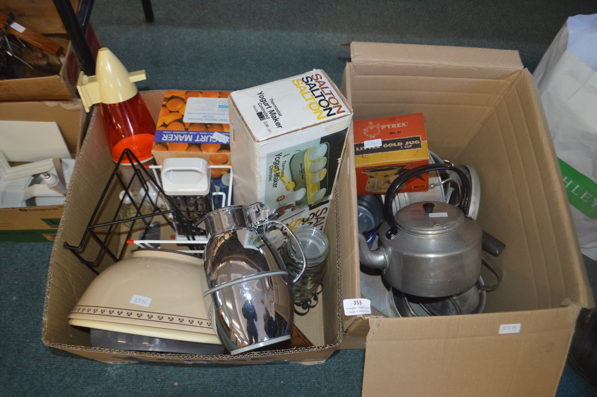 Two Boxes of Kitchenware