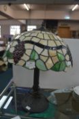 Leaded Glass Tiffany Style Table Lamp (AF)