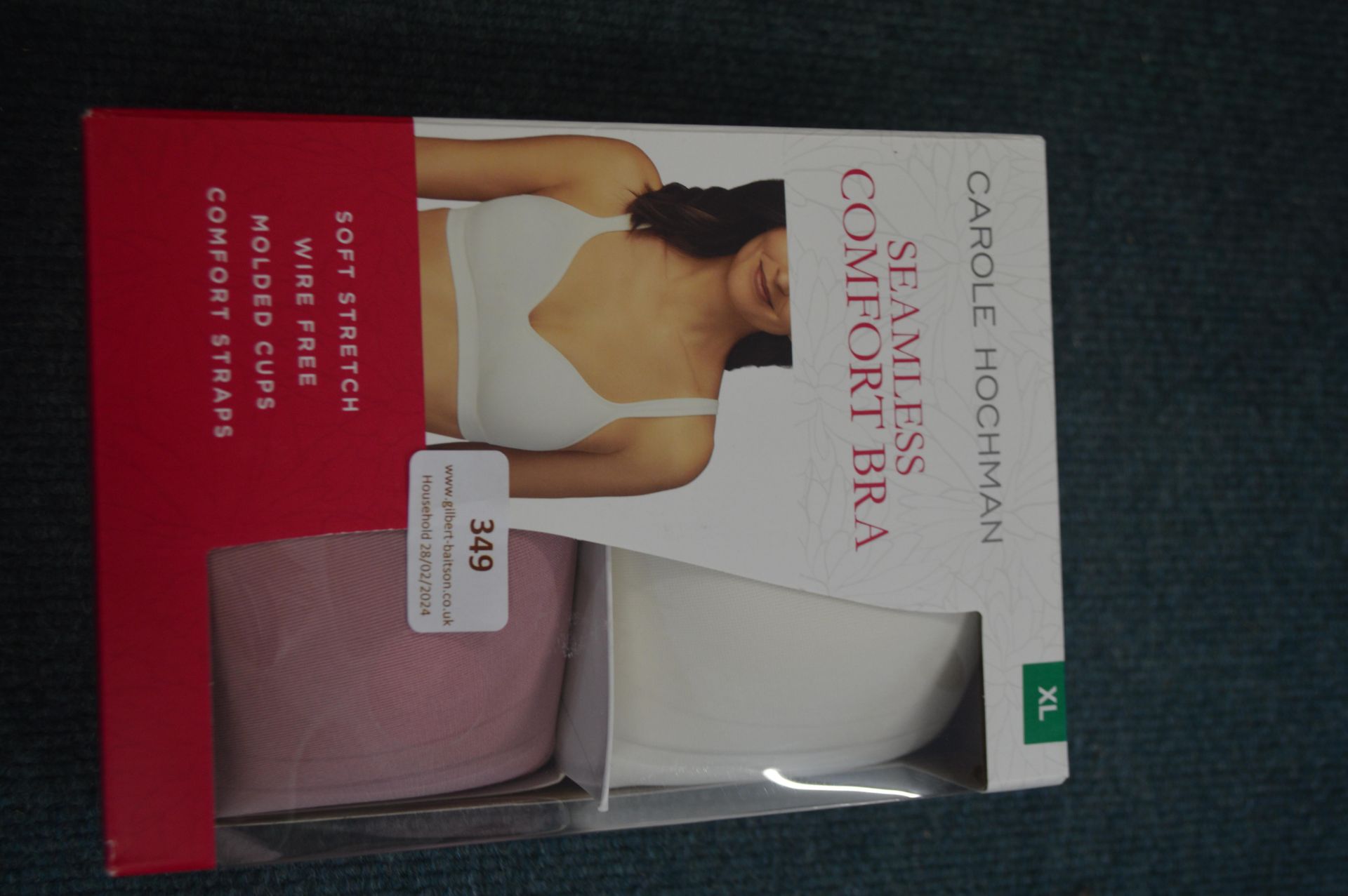 *2pk of Carole Hochman Seamless Comfort Bras Size: