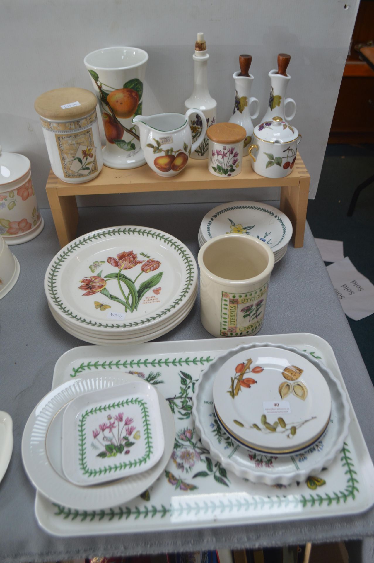 Portmeirion Dishes, Royal Worcester Evesham Ware,