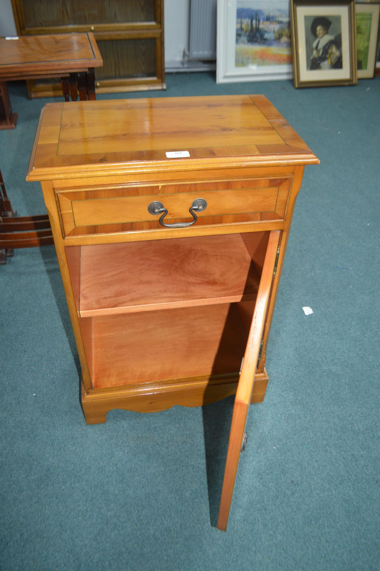 Small Single Drawer Cupboard - Image 2 of 2