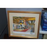 Framed Railway Print by Wilfred Hardy