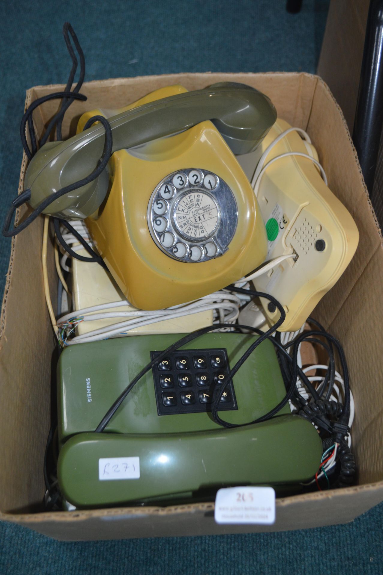 Three Vintage Telephones