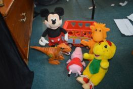 Toys Including talking Mickey Mouse, etc.