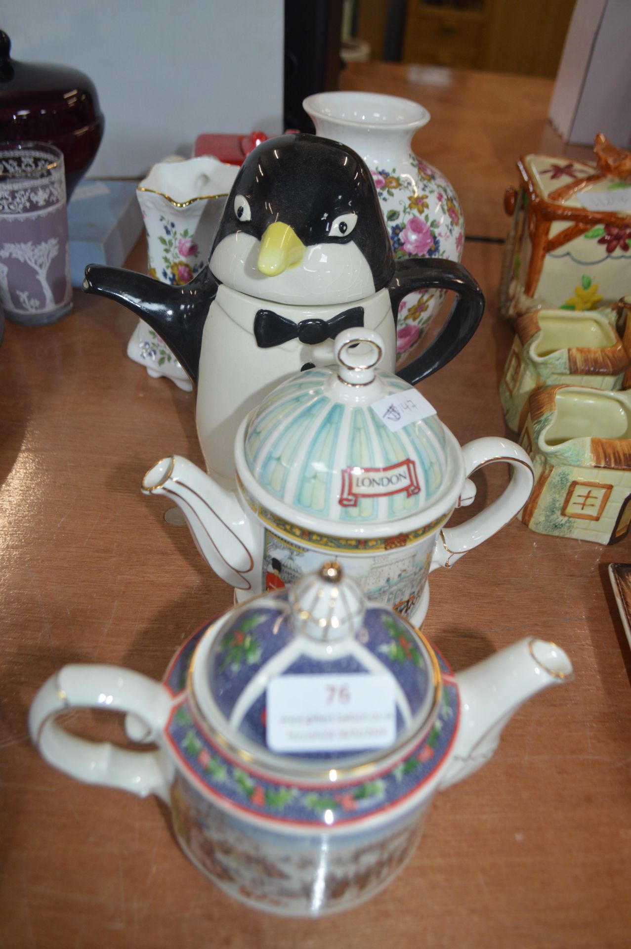 Novelty Teapots and Vases, etc.
