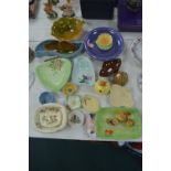 Vintage Pottery Including Carlton Ware etc.