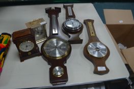 Clocks and Barometers