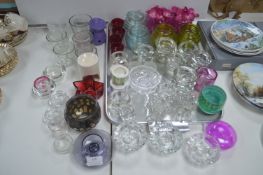 Glass Candle Holders and Votives