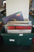 12" LP Rock Records Including Bruce Springsteen, e