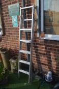 Abru Aluminium Five Tread Step Ladder