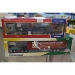 Two Diecast Heavy Haulage Trucks by Corgi and Cara