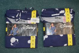 *Two Disney Minnie Mouse 2pc Pyjama Sets Size: S