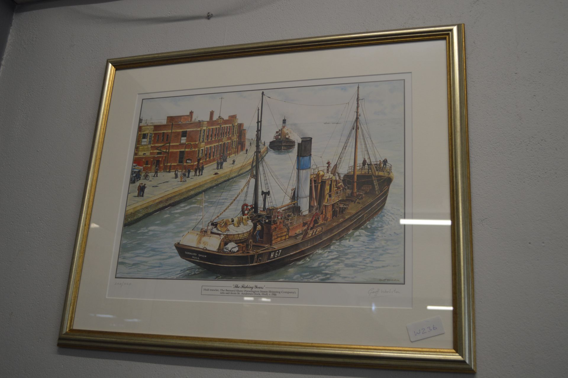 Three Hull Old Town Prints Including Signed Jeff W - Image 4 of 4