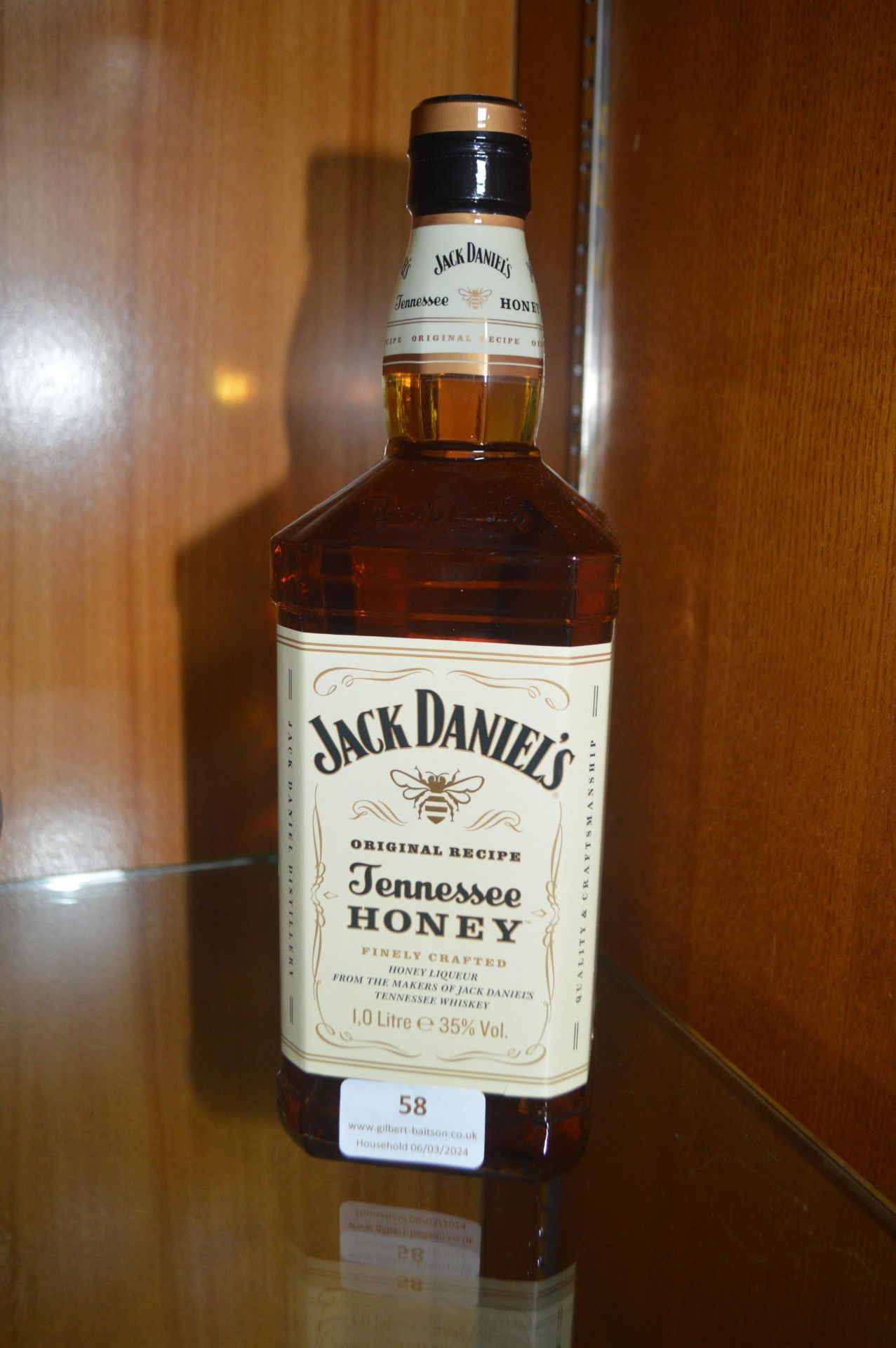 Jack Daniels Tennessee Honey Whiskey 1L