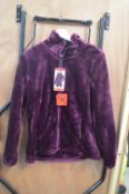 *32 Degrees Heat Lady's Purple Fleece Jacket Size: