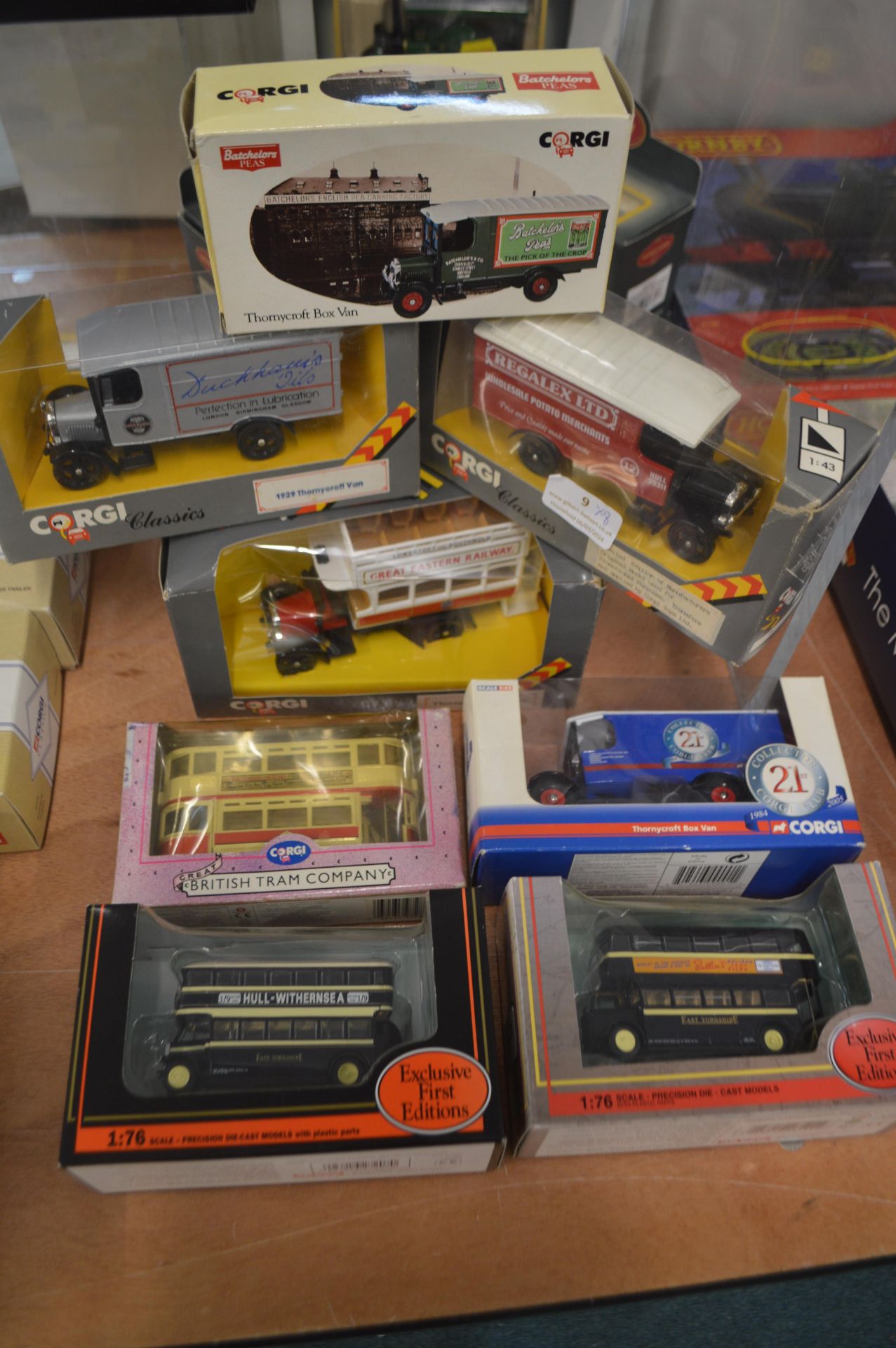 Eight Diecast Advertising Vehicles, Buses, etc. - Image 2 of 2