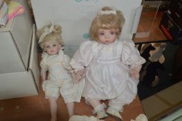 Two Porcelain Heritage Dolls