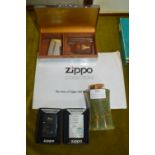 Vintage Lighters Including Zippo and Ronson