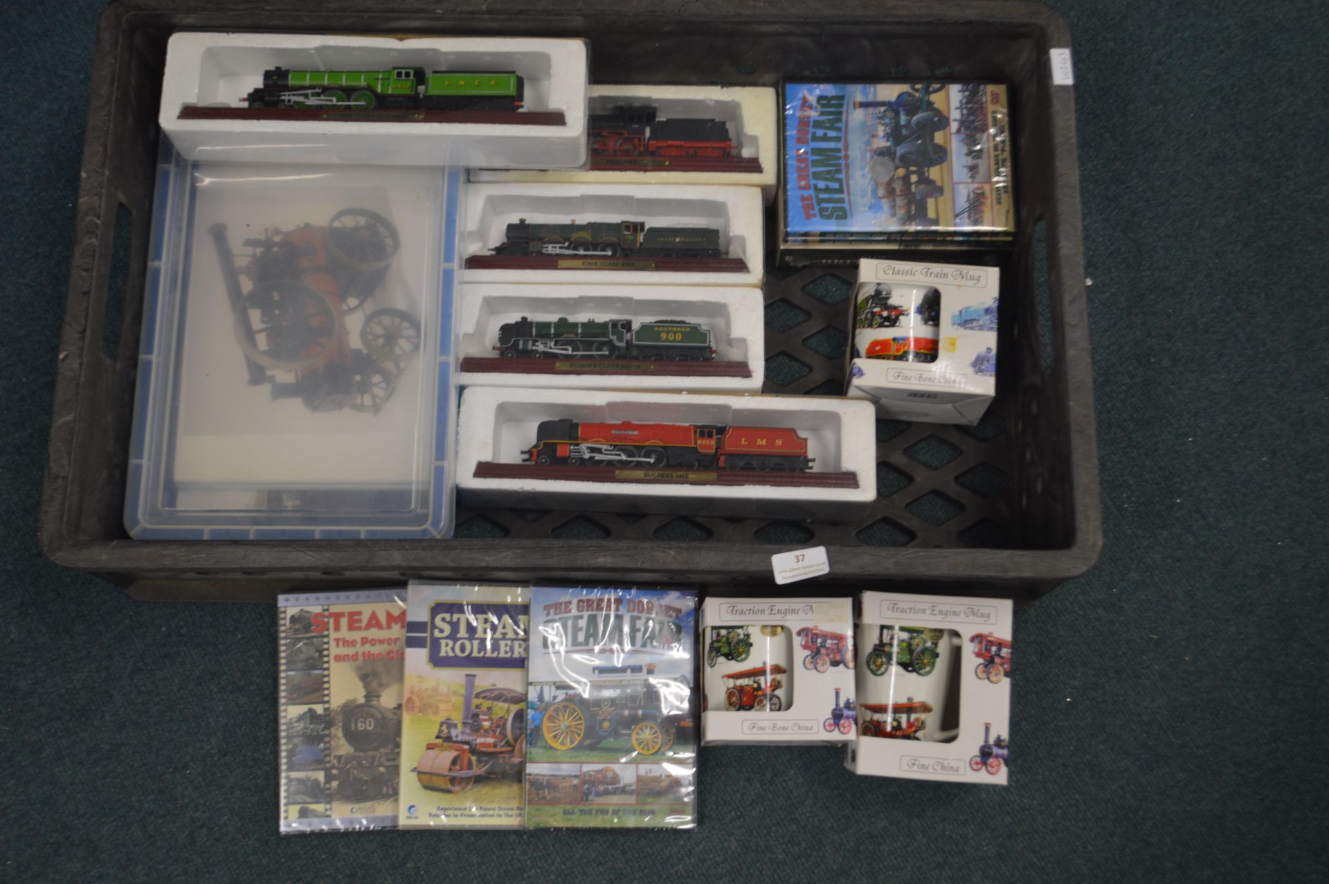 Assorted Railway Items Including Model Trains, Mug
