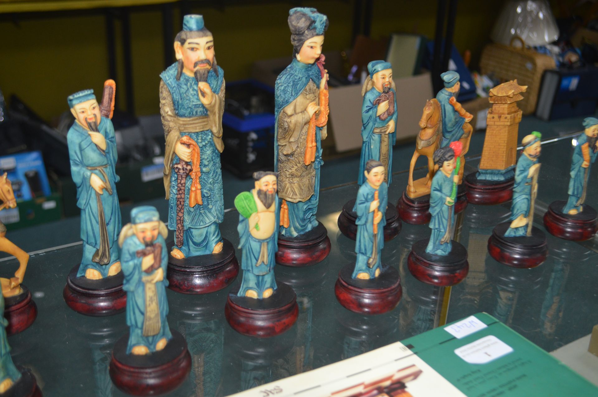 Immortals Hand Painted Chess Set by Studio Anne Carlton - Image 5 of 6