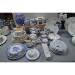 Blue & White China by Wedgwood, Ringtons, etc.