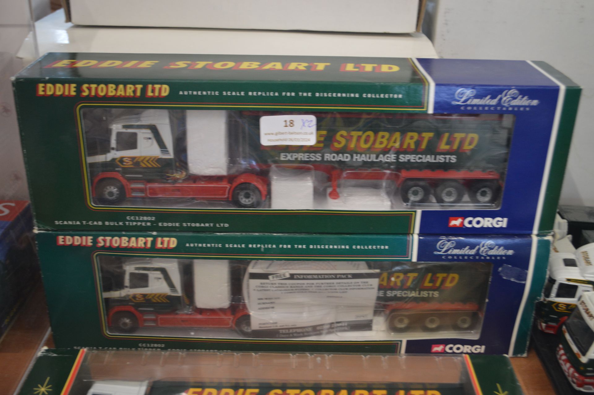 Two Corgi Eddie Stobart Limited Edition Heavy haul