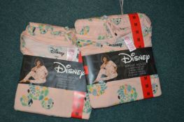 *Two Disney Minnie Mouse 2pc Pyjama Sets Size: M