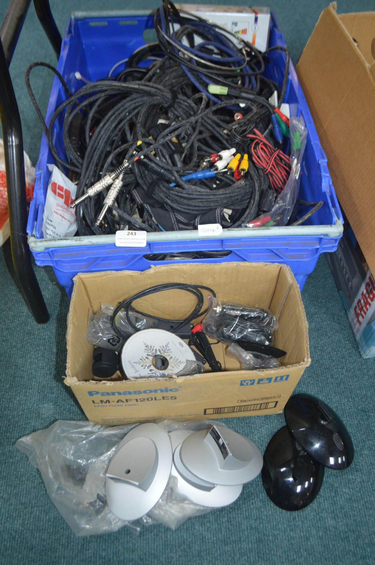 Assorted Electrical Cables Including HI Fi etc.