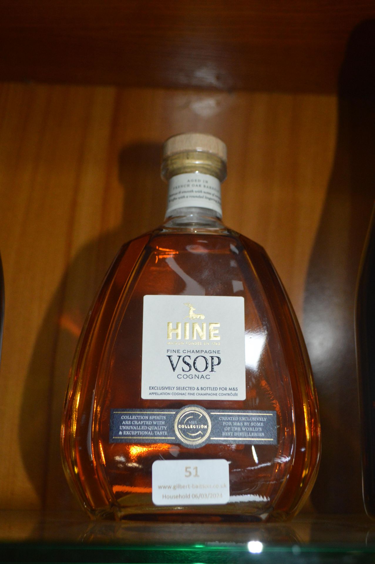 Hine VSOP Cognac 70cl