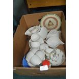 Pottery Cups, Saucers, Plates, etc.