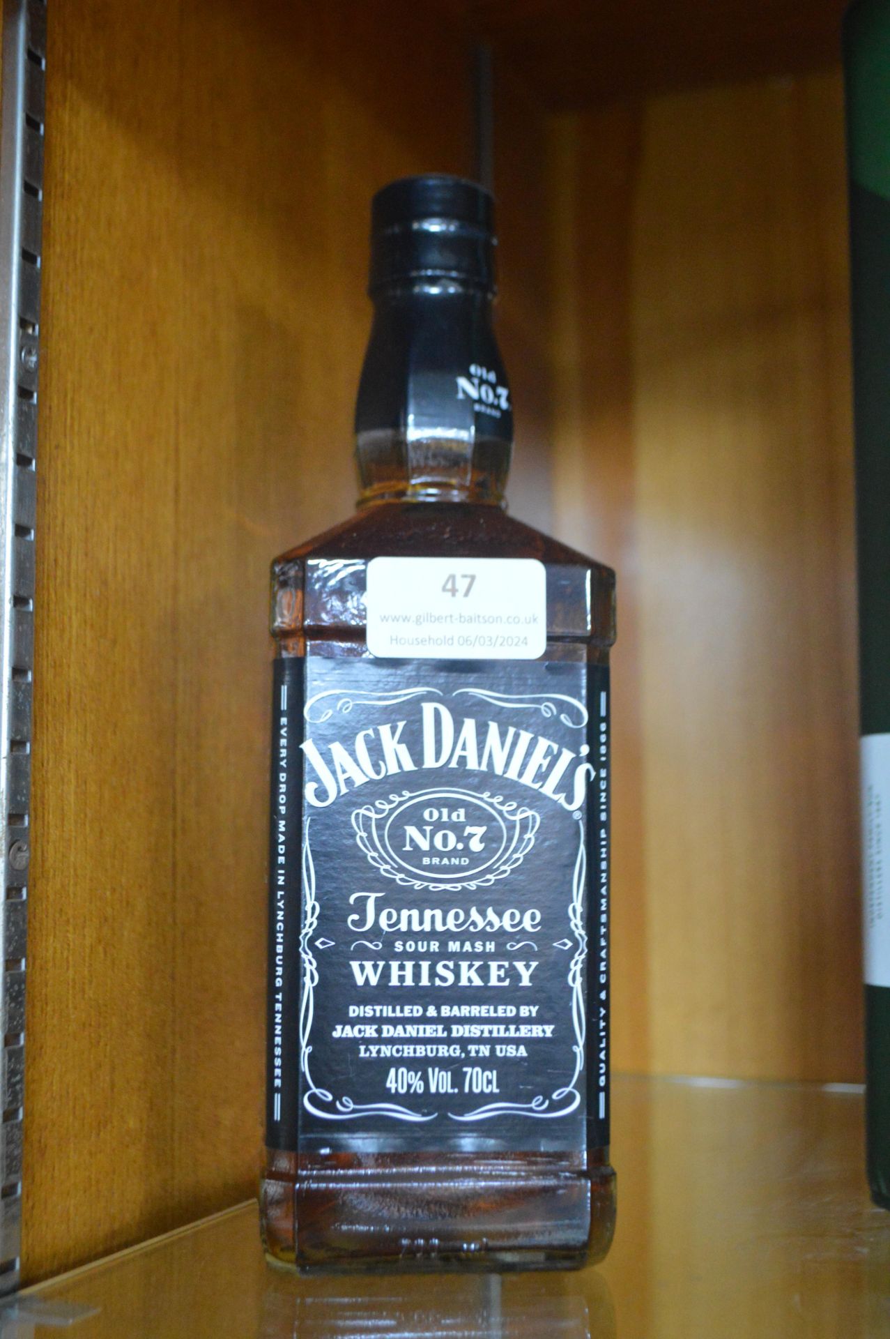 Jack Daniels Tennessee Whiskey 70cl