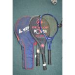 Assorted Tennis Rackets