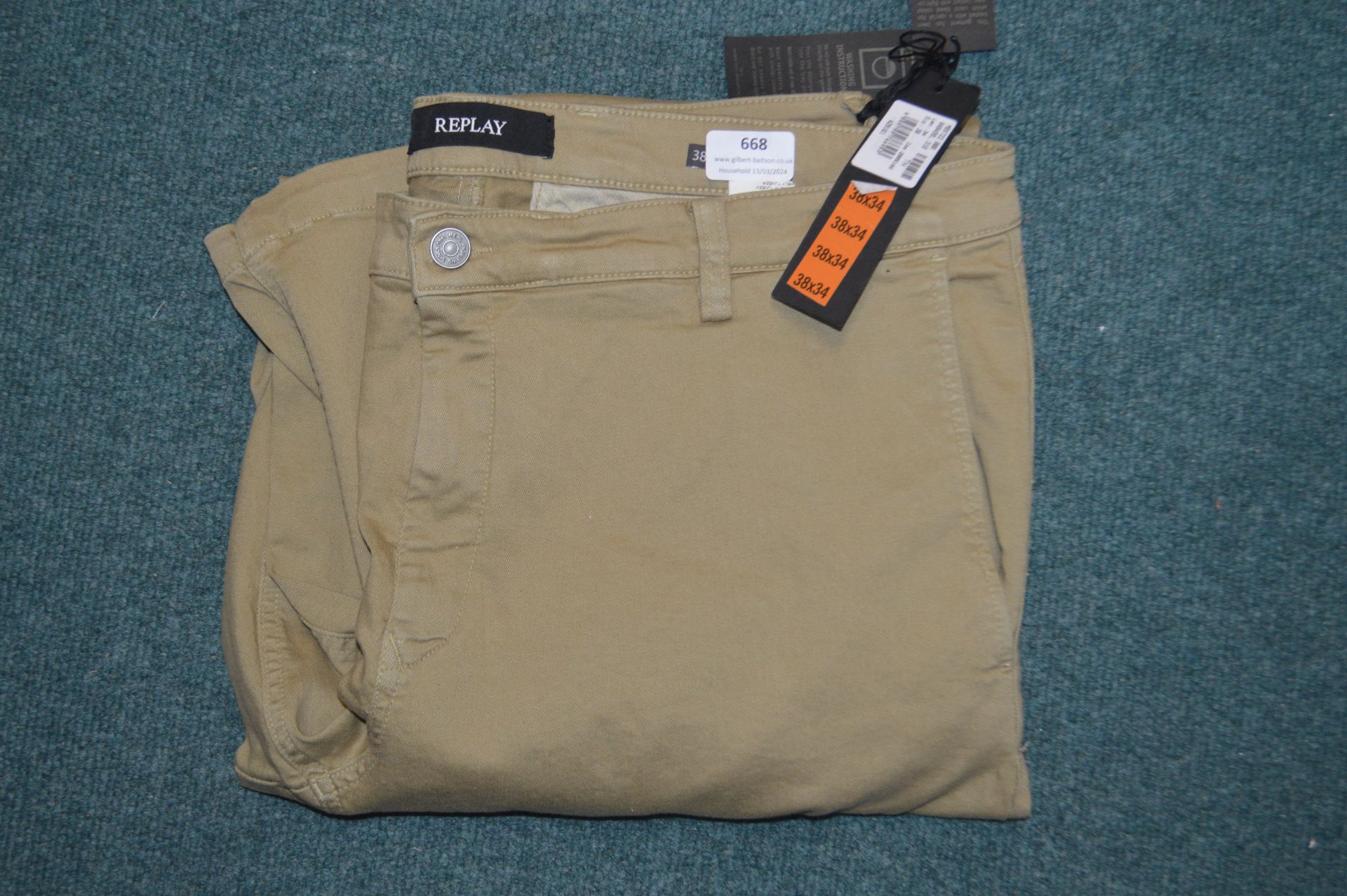 *Replay Men’s Trousers Size: 38x34