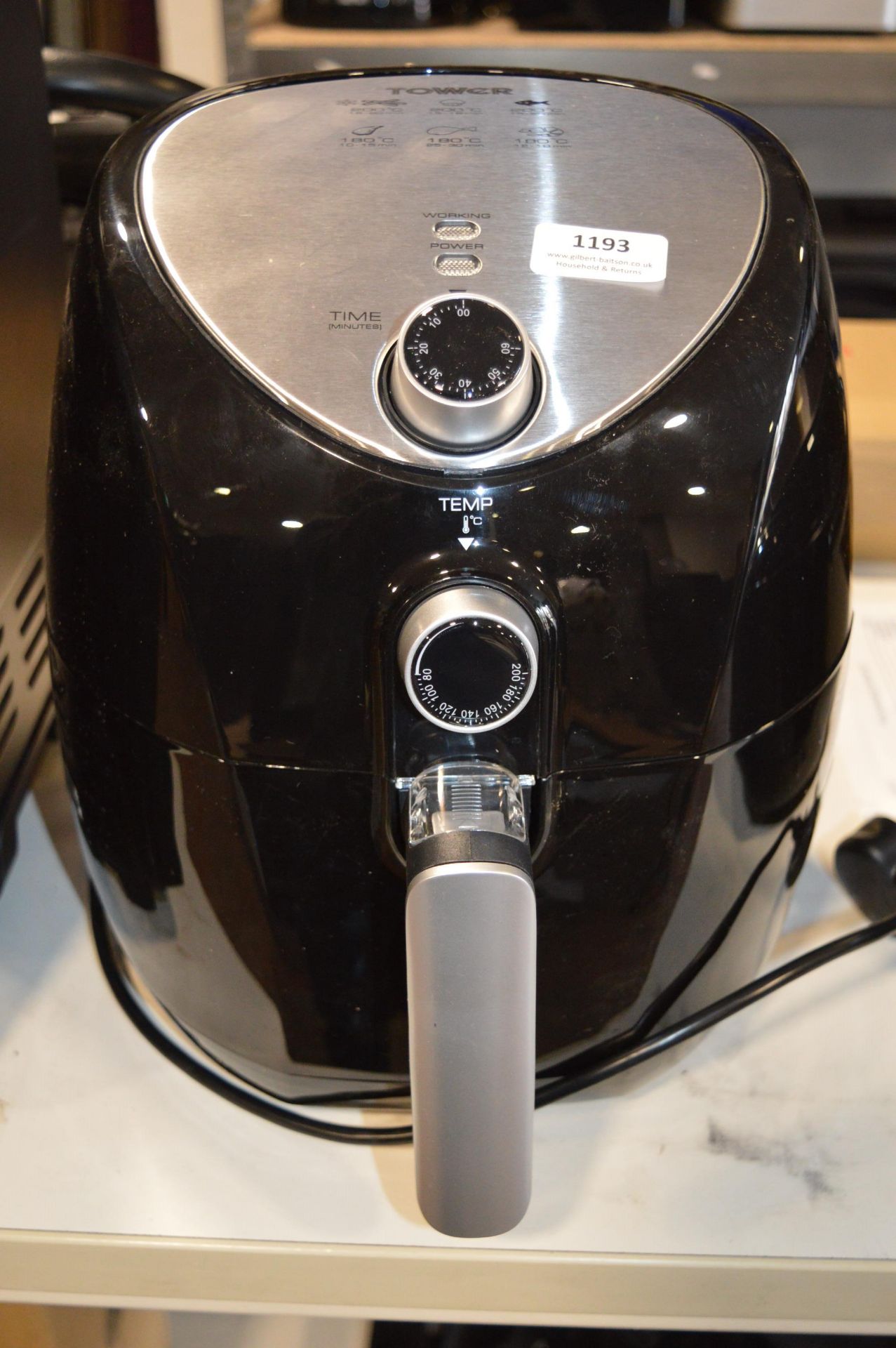 *Tower Single Basket Air Fryer