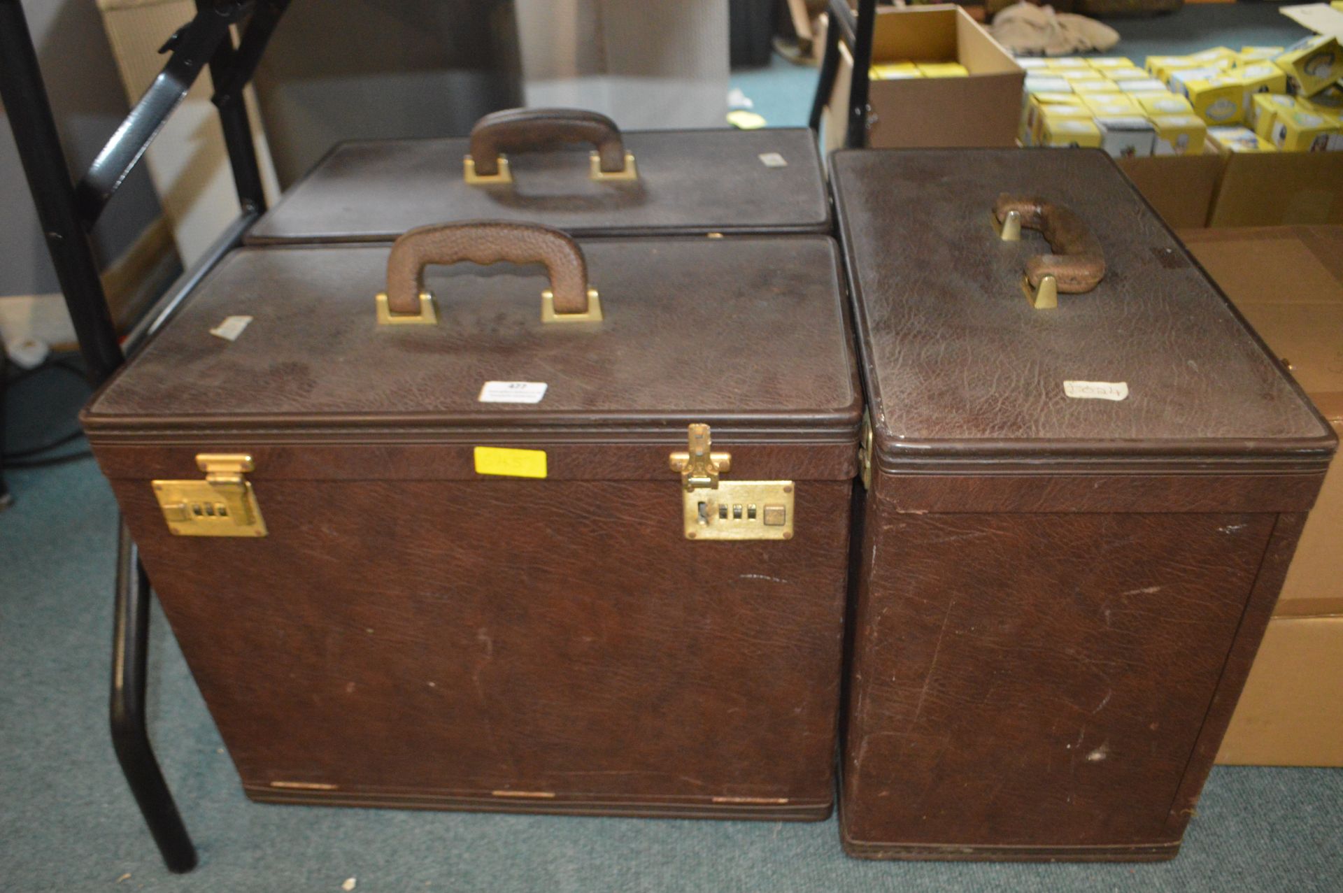 *Three Professional Jewellery Cases No Combination